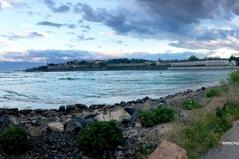 View of the Gulf of Maine from Ogunquit, Maine.