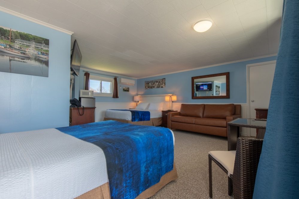 Footbridge Motel Room 02 | Bedroom Perspective